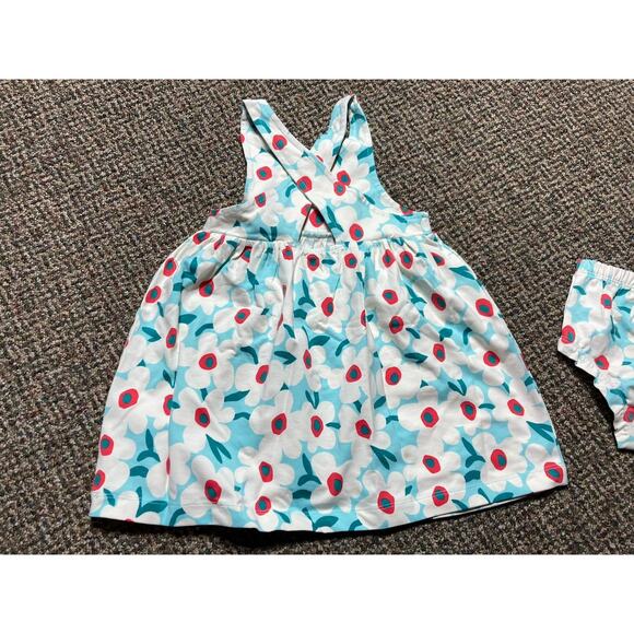 Hanna Andersson Crossback Floral Printed Dress Set 2T NWOT - Picture 8 of 8